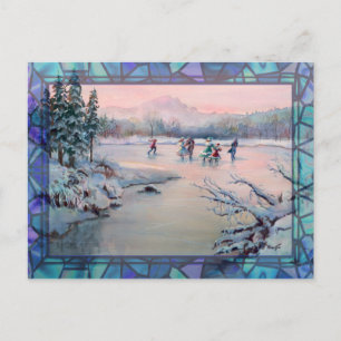 Carte Postale PARTI DE SKATING par SHARON SHARPE