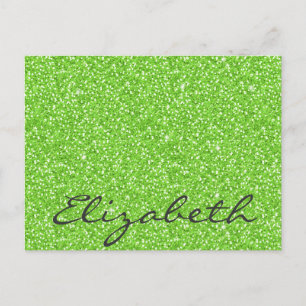 Carte Postale Parties scintillant cool tendance dynamique néon v
