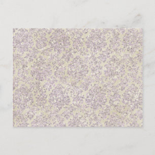 Carte Postale Parties scintillant lilas de crème