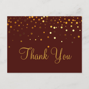 Carte Postale Parties scintillant Or Bleu tendance à bas prix M