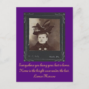 Carte Postale Partout où tu pendras ton casquette est chez toi