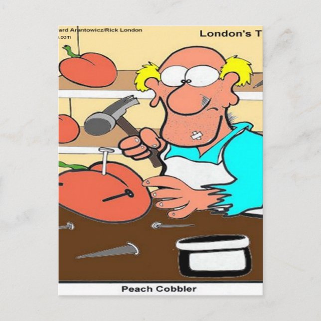 Carte Postale Paruline de pêche amusant LTCartoons (Devant)