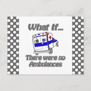 Carte Postale Pas d'ambulances