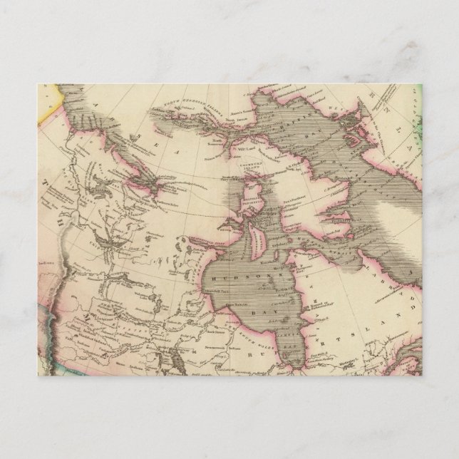 Carte Postale Pas d'Amérique possessions britanniques (Devant)