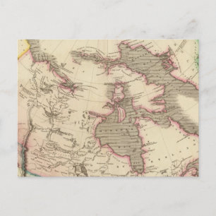 Carte Postale Pas d'Amérique possessions britanniques