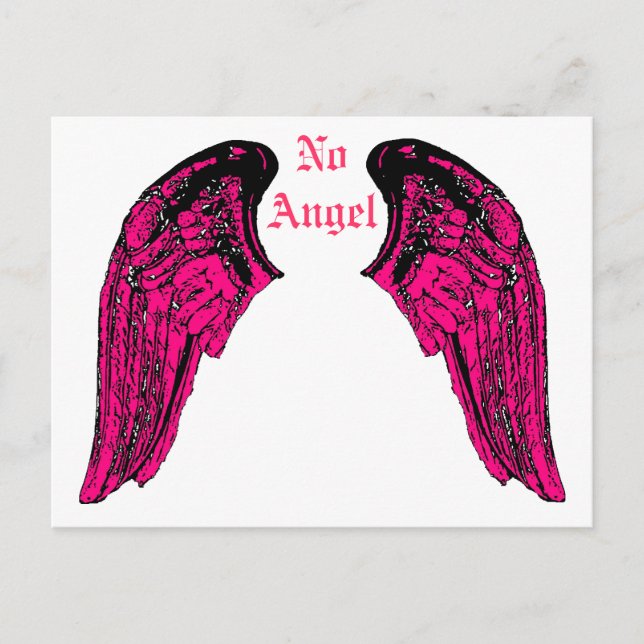 Carte Postale pas d'ange (Devant)