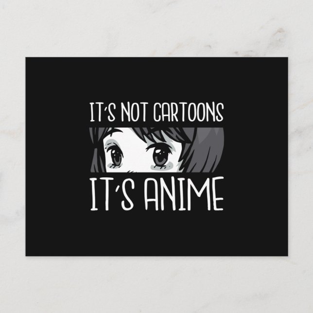 Carte Postale Pas de dessins animés (Devant)
