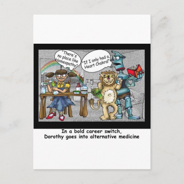 Carte Postale Pas de lieu comme l'homéopathie Cadeaux et T-shirt (Devant)