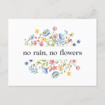 Pas de pluie, pas de fleurs |