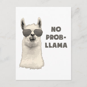 Carte Postale Pas de problème Llama