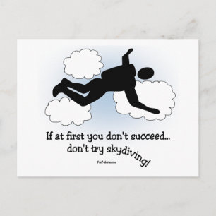 Carte Postale Pas de Skydive