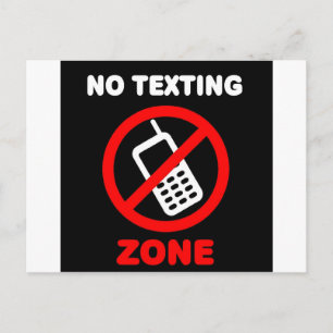 Carte Postale Pas de zone de SMS