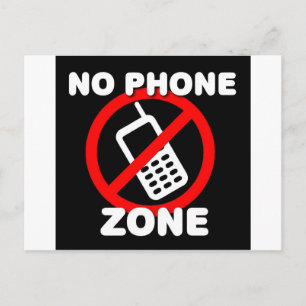 Carte Postale Pas de zone téléphonique