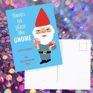 Carte Postale PAS D'ENDROIT COMME GNOME Cute Mushrooms CUSTOM Ho