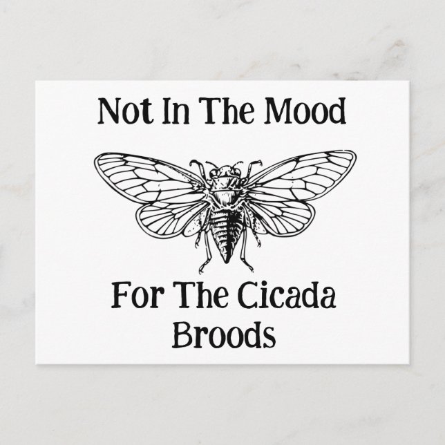 Carte Postale Pas D'Humeur Pour Les Broods Du Canada (Devant)