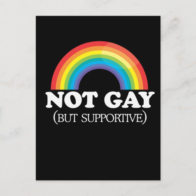 CARTE POSTALE PAS GAY (Devant)