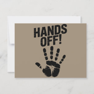 Carte Postale Pas les mains sur mon pays mon corps Medicare Poli