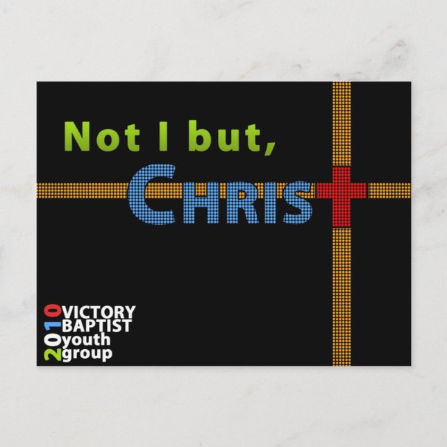 Carte Postale Pas moi, mais Christ front (Devant)