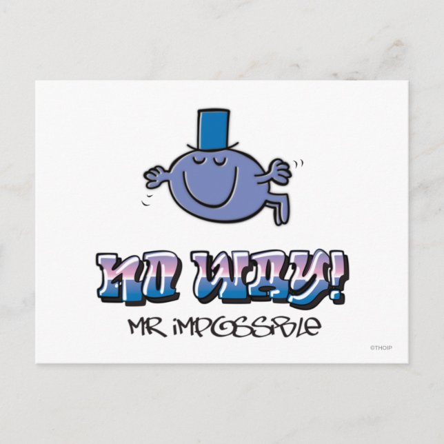 Carte Postale Pas question ! (Devant)