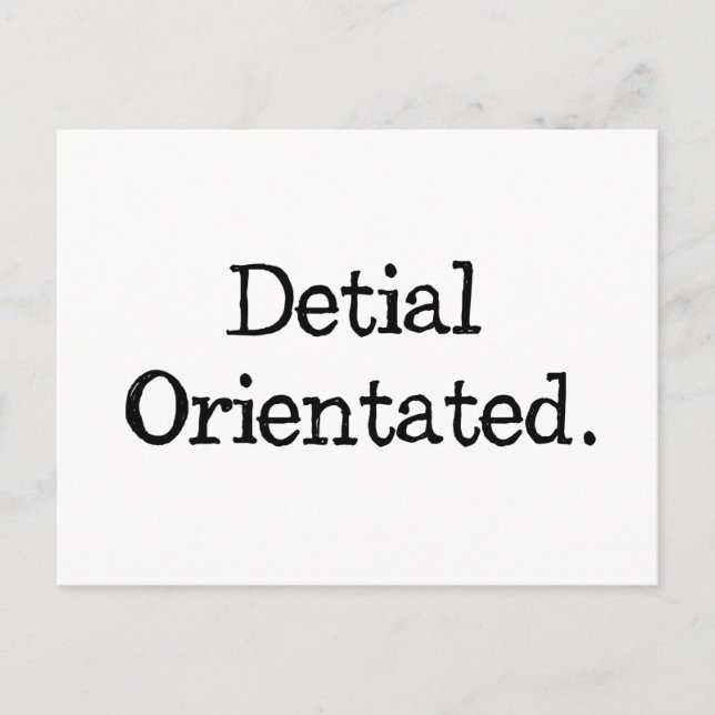 Carte Postale Pas si détaillé (Devant)