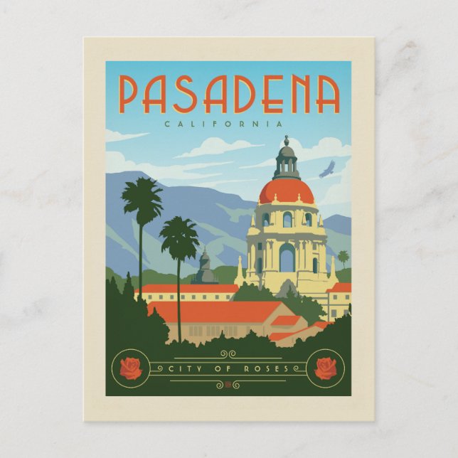 Carte Postale Pasadena, CA (Devant)