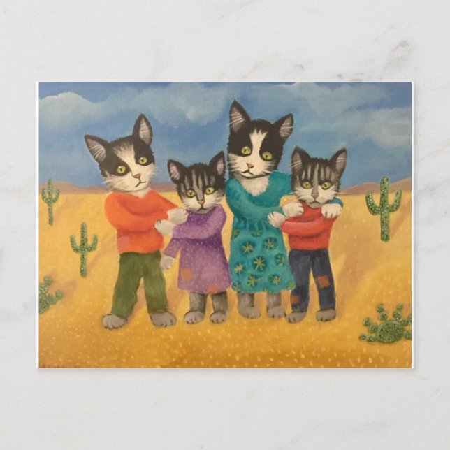 Carte Postale Passage frontalier (Devant)