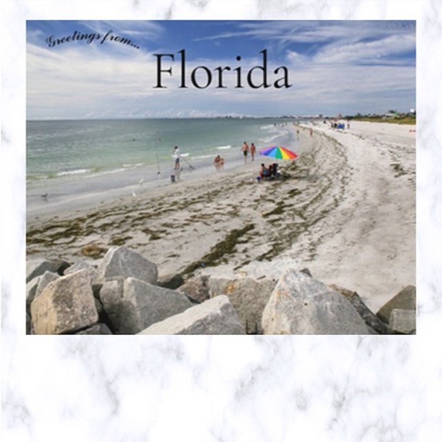 Carte Postale Passe à Grille Beach Floride (Créateur téléchargé)