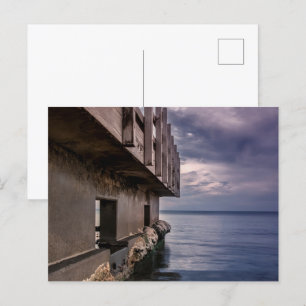 Carte Postale Passerelle au coucher du soleil