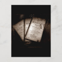 Passes d'embarquement Titanic RMS