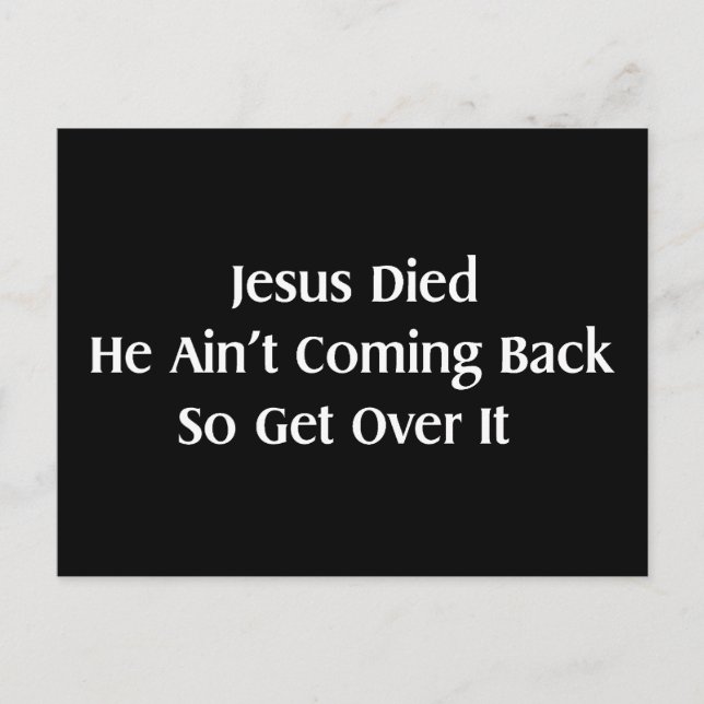 Carte Postale Passez à autre chose (Devant)