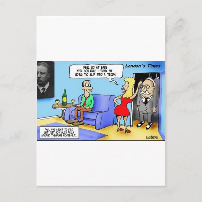 Carte Postale Passez Dans Une Teddy..Roosevelt Drôle Cadeaux Mug (Devant)