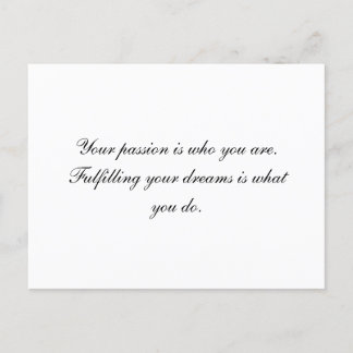 Carte Postale Passion