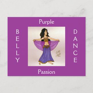 Carte Postale Passion violette