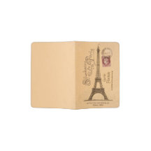 Carte Postale Passport Holder