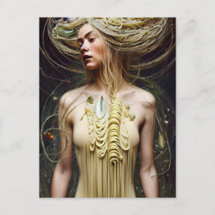 Carte postale Pasta Goddess