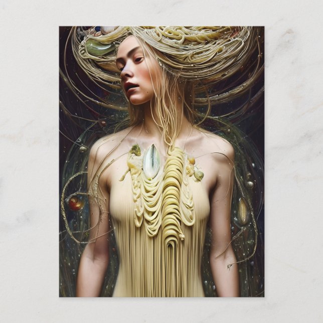 Carte postale Pasta Goddess (Devant)