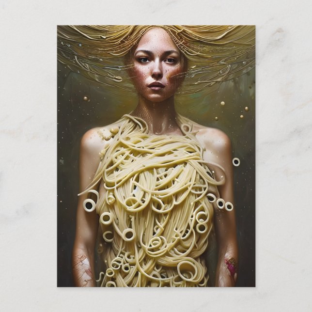 Carte Postale Pasta Goddess (Devant)