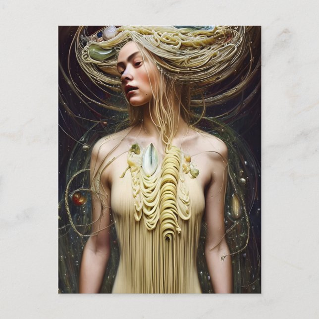 Carte postale Pasta Goddess (Devant)