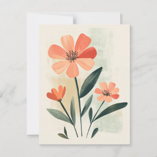 Carte Postale Pastel Flora dans la douceur #105