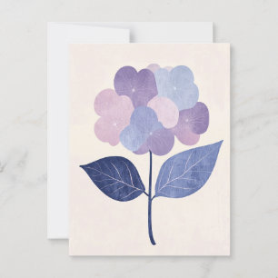 Carte Postale Pastel Flora dans la moelleux #089