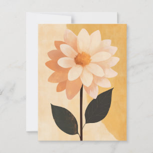 Carte Postale Pastel Flora dans la moelleux #090