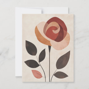 Carte Postale Pastel Flora dans la moelleux #095