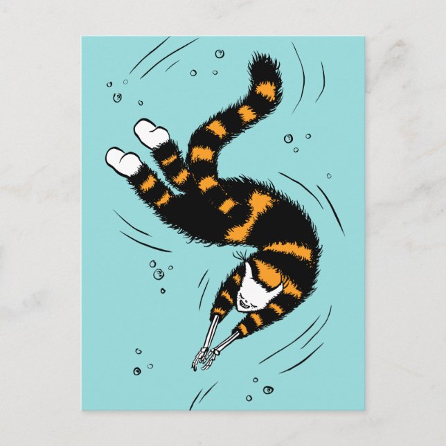 Carte Postale Pastel Goth Chat Skeleton (Devant)