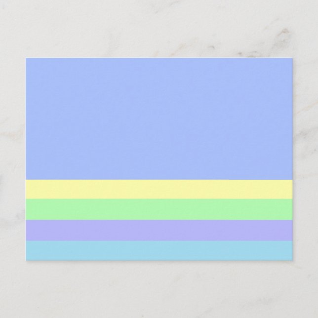 Carte Postale Pastel Lavender bleu (Devant)