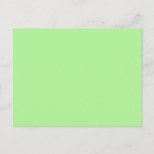 Carte Postale Pastel Lime Sherbet Blank (Devant)