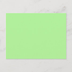 Carte Postale Pastel Lime Sherbet Vide