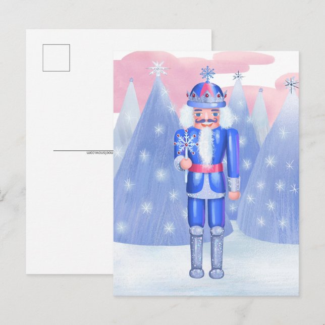 Carte Postale Pastel Nutcracker Snowflon King (Devant / Derrière)