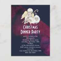 Pasteur de Noël Ange avec Agneaux Dîner