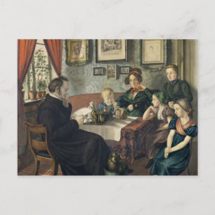 Carte Postale Pasteur Johann Wilhelm Rautenberg et son