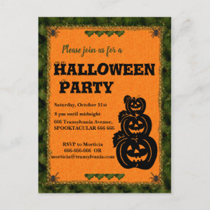 Carte Postale Patch Halloween